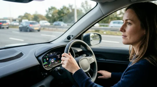 Conducteur interagissant avec les systèmes d'aide à la conduite de son véhicule moderne
