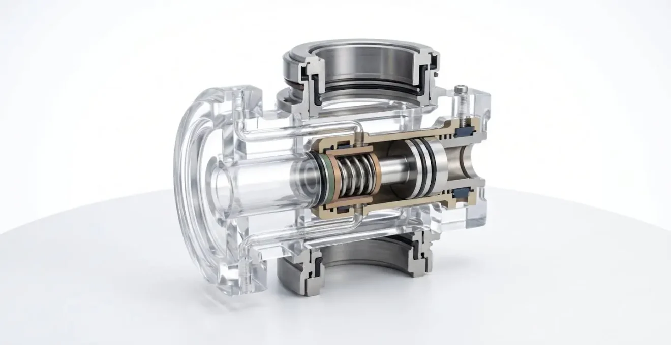 Coupe technique d'un système d'embrayage hydraulique avec butée concentrique