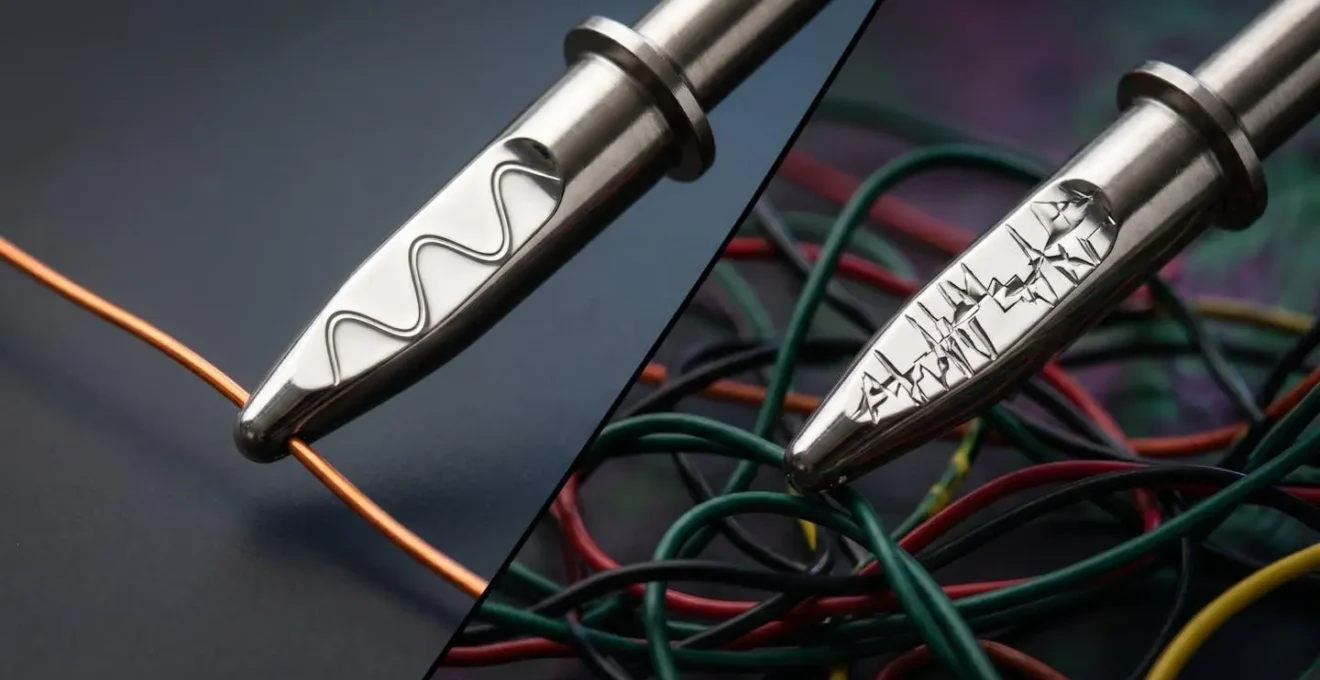 Capture oscilloscope montrant signal CAN parasité versus signal propre